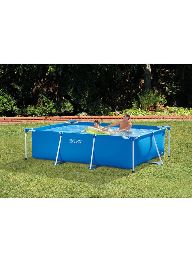 Superior Strength And Longer Durability Sturdy Rectangular Unisex Frame Swimming Pool Blue Model 28272 Summer Fun Water Play 300x200x75cm - v1690539132/N11015045A_10