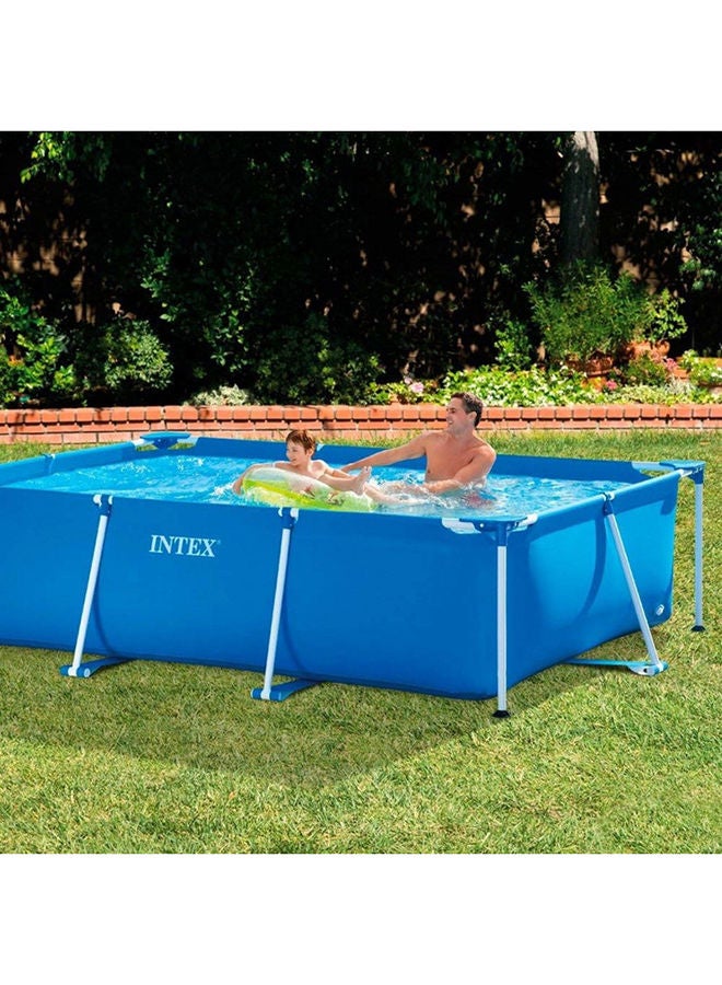 Superior Strength And Longer Durability Sturdy Rectangular Unisex Frame Swimming Pool Blue Model 28272 Summer Fun Water Play 300x200x75cm - v1690539132/N11015045A_14