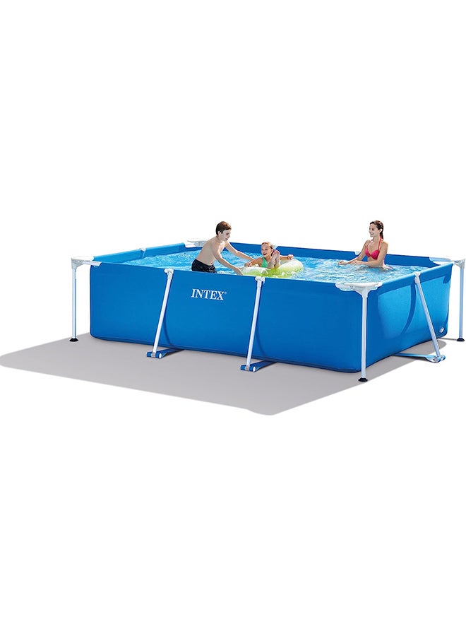 Superior Strength And Longer Durability Sturdy Rectangular Unisex Frame Swimming Pool Blue Model 28272 Summer Fun Water Play 300x200x75cm - v1690539132/N11015045A_7