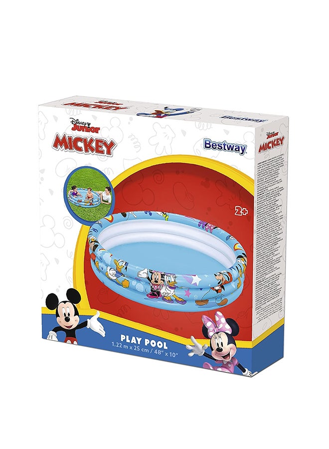 Bestway - Disney Princess Inflatable Play Pool With Repair Patch 1.22mx25cm 1.22mx25cm - Image 1