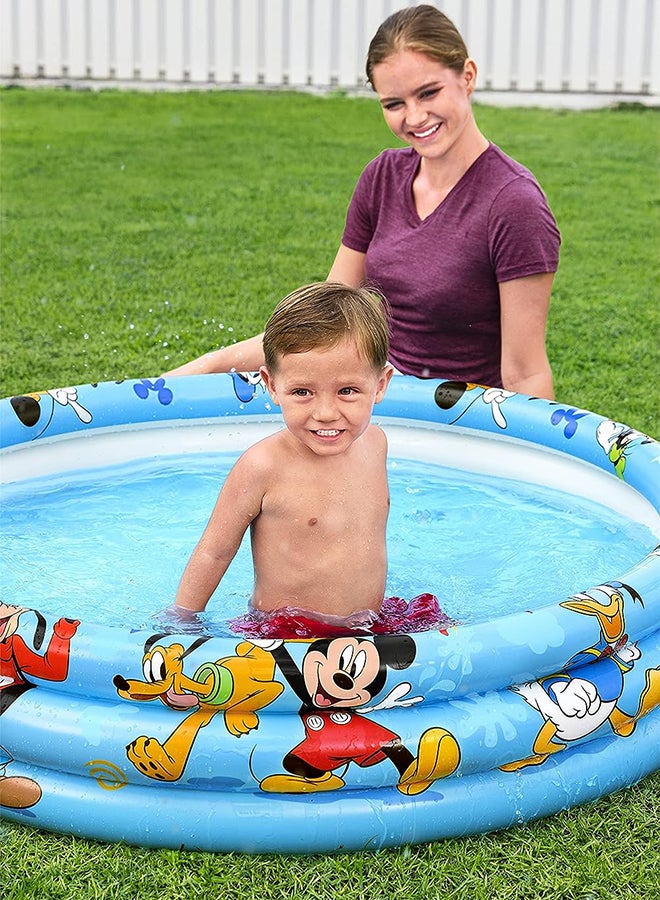 Bestway - Disney Princess Inflatable Play Pool With Repair Patch 1.22mx25cm 1.22mx25cm - Image 1