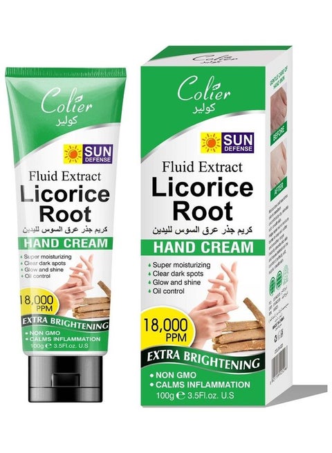 Fluid Extract Licorice Root Hand Cream 100grams