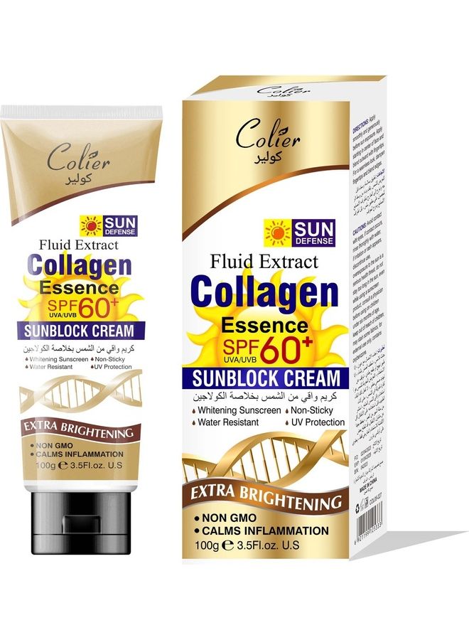 COLIER Fluid Extract Collagen Sunblock Cream 100grams 