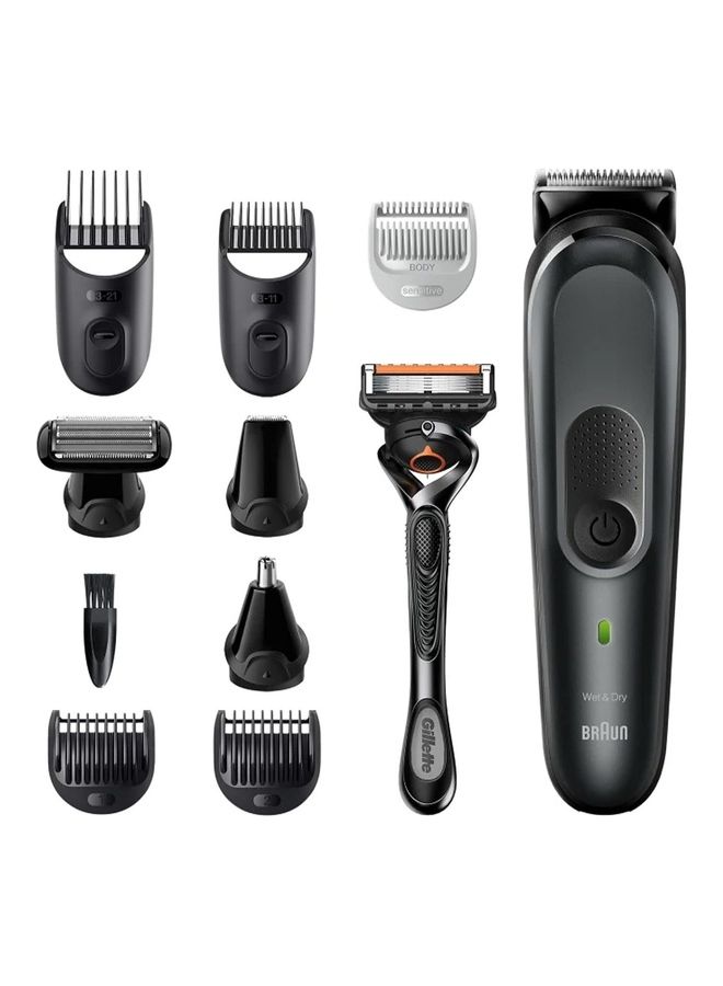 BRAUN All-in-one Trimmer, 10 in 1 Styling Kit,  for Hair, Face, and Body Black - Image 2