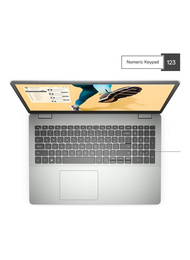 DELL - Newest Professional & Business Series Inspiron 3501 With 15.6-inch Full HD Display, 11th Gen Core i3-1115G4 Processor/12GB RAM/256GB SSD/Intel Iris Xe Graphics/Windows 11/ International International English Silver - Image 1