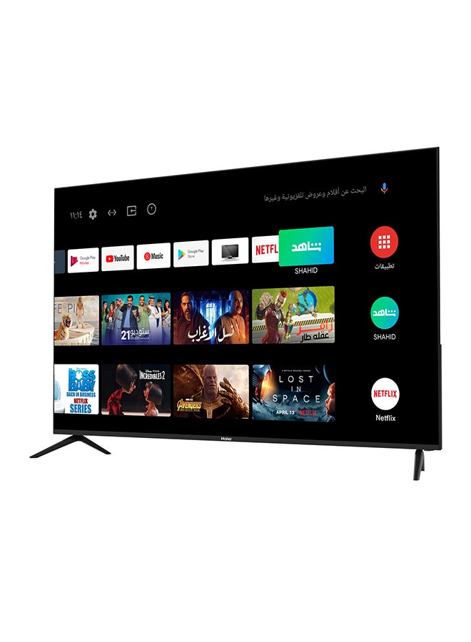 Haier - 55-Inch 4K HDR -Android 11-Dolby audio-Chromecast build-in -magic remote- 100 Hz refresh rate H55K6UG Black - Image 1