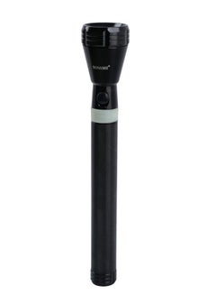 SONASHI 2 Pcs Rechargeable LED Torch  CorrosionWaterShock Resistant  Rechargeable Battery with Continuous Working of 4 Hours  Unbreakable Glass with Machined Aircraft Aluminum Body 19cm SLT-1011 Black 19cm  - Image 3