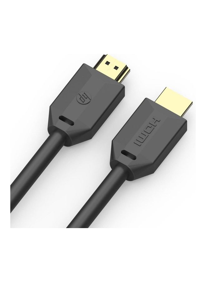 HP DHC-HD01  High Speed HDMI Cable Supports 4K(1 Meter) Black  - Image 1