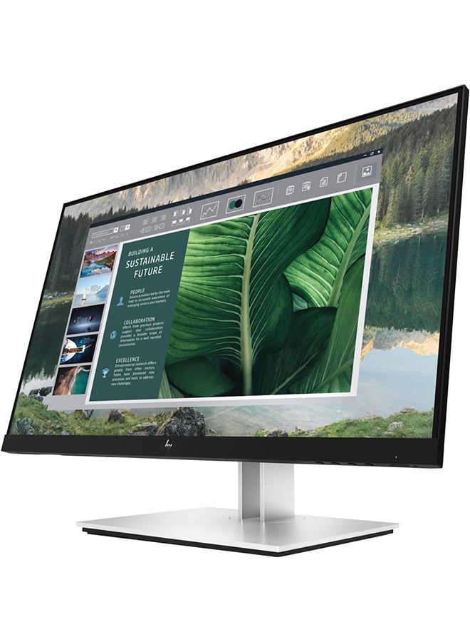 HP - Elite E24U G4  Monitor 23.8" FHD USB-C Monitor Middle East Version, 1 Year Warranty Black - Image 1