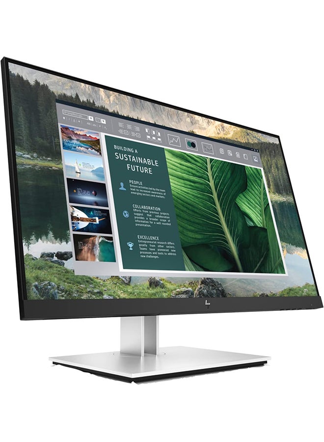 HP - Elite E24U G4  Monitor 23.8" FHD USB-C Monitor Middle East Version, 1 Year Warranty Black - Image 1