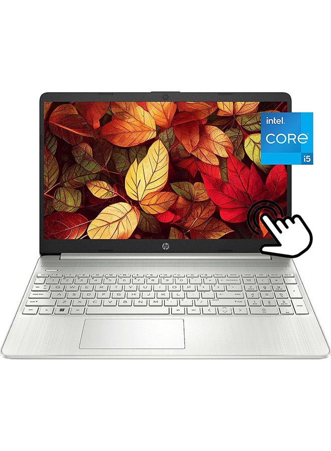 2022 Flagship Laptop With 15.6-Inch HD Display, Core i5-1135G7 Processor/16GB RAM/512GB SSD/Intel Iris Xe Graphics/Windows 11 Home With GM Accessories English/Arabic Silver