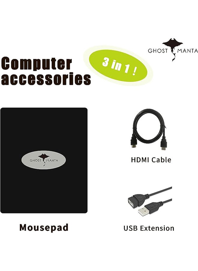 2022 Flagship Laptop With 15.6-Inch HD Display, Core i5-1135G7 Processor/16GB RAM/512GB SSD/Intel Iris Xe Graphics/Windows 11 Home With GM Accessories English/Arabic Silver