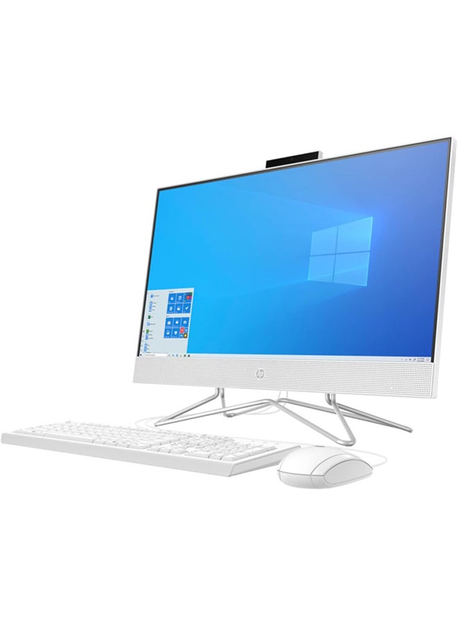 HP All-In-One 24-CB1025NH Desktop With 23.8-Inch Display, Core i5-1235U Processor/8GB RAM/512GB SSD/Windows 10 Pro/Intel Iris Xe Graphics English/Arabic White  - Image 2