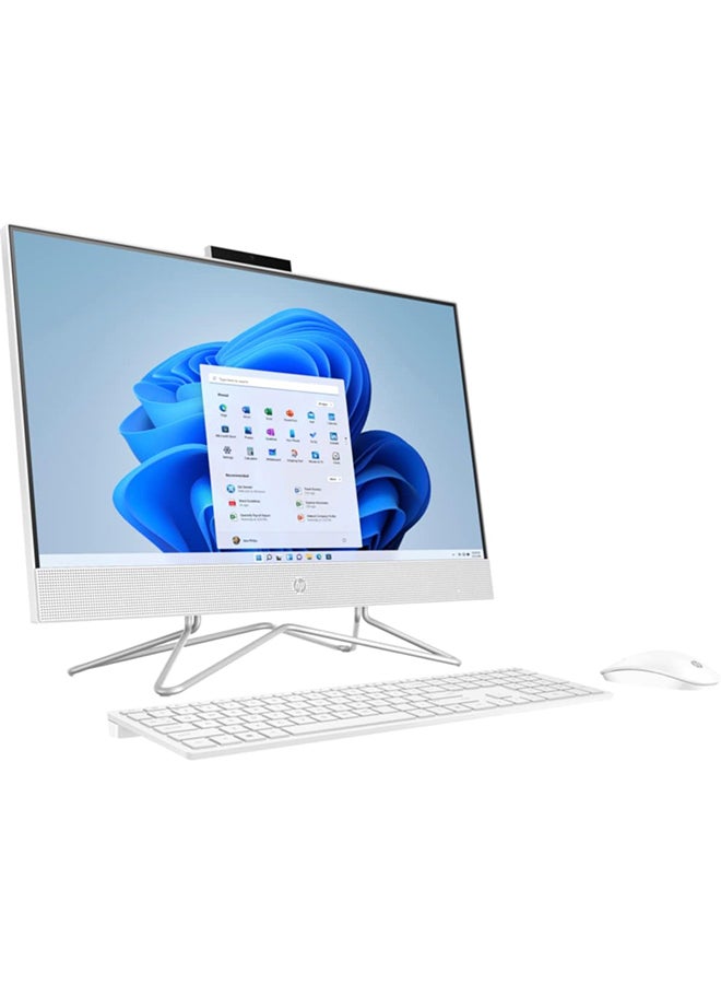 HP All-In-One 24-CB1025NH Desktop With 23.8-Inch Display, Core i5-1235U Processor/8GB RAM/512GB SSD/Windows 10 Pro/Intel Iris Xe Graphics English/Arabic White  - Image 3