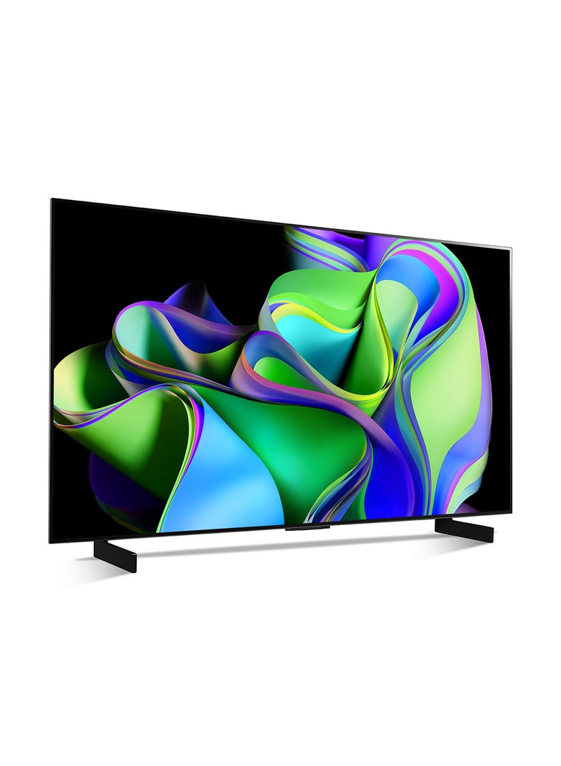 LG - OLED Evo C3 48 Inch 4K Smart TV 2023 OLED48C36LA Black OLED48C36LA Black - Image 1