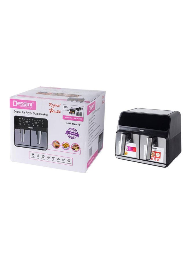 ديسيني سلة داول للمقلاة الهوائية الرقمية 4 لتر + 4 لتر - Image 2