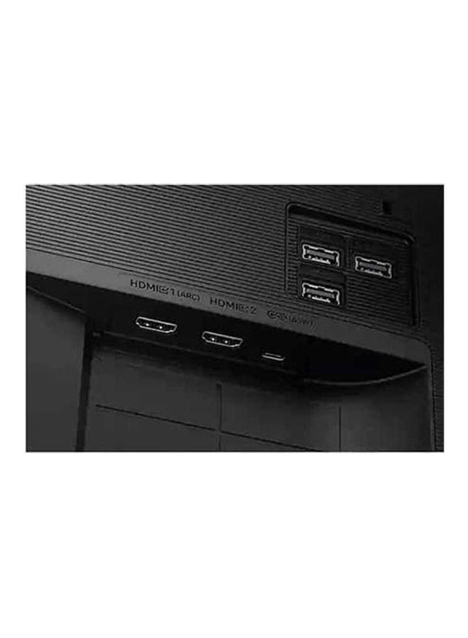 Samsung - 32" Smart Monitor With Mobile Connectivity and UHD Resolution LS32BM700UMXEG Black - Image 1