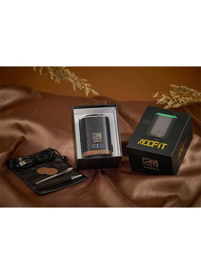 ADDFiT New Style Type-C Power Incense Burner Bukhoor Black 18x10x6cm - Image 2
