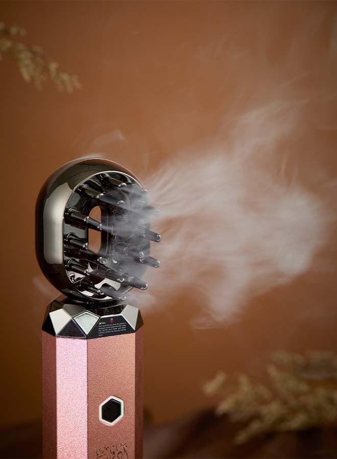 ADDFiT Electric Hair Comb Set Bukhoor Incense Burner Comb And Incense Red 14x4x4cm - Image 2