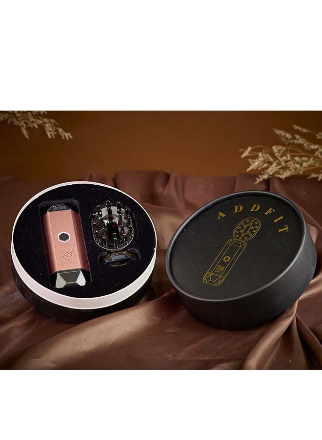 ADDFiT Electric Hair Comb Set Bukhoor Incense Burner Comb And Incense Red 14x4x4cm - Image 5