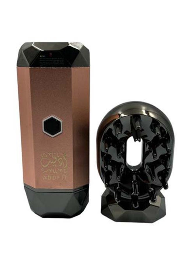 ADDFiT - Electric Hair Comb Set Bukhoor Incense Burner Comb And Incense Brown 10x5x5cm - Image 1