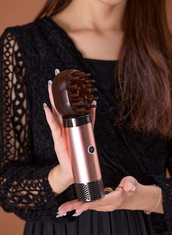 ADDFiT - Electric Hair Comb Set Bukhoor Incense Burner Comb And Incense Brown 10x5x5cm - Image 1