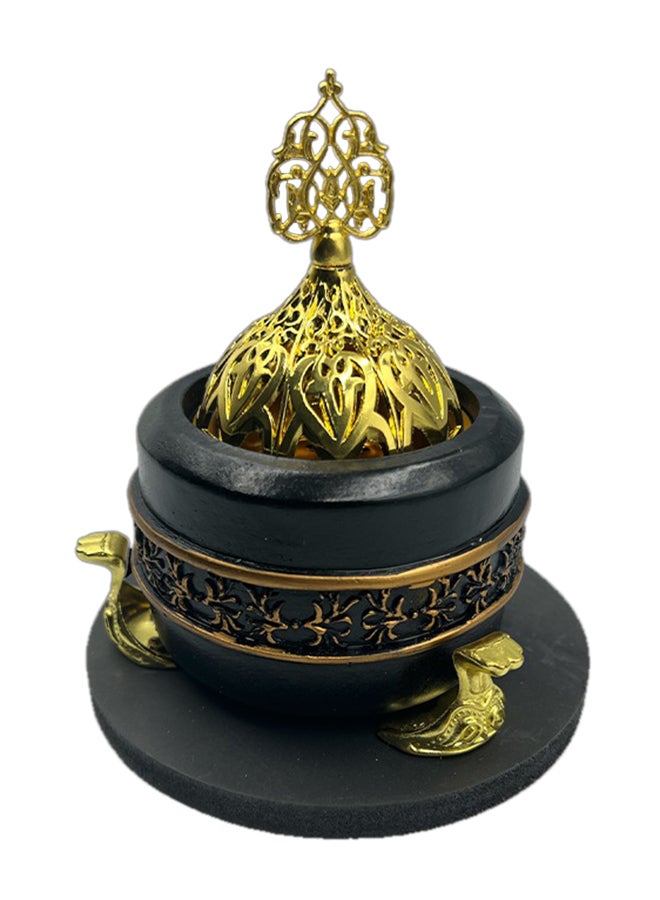 آد فيت مبخرة ملكي مع غطاء معدني أسود 13x6x6سم - Image 3
