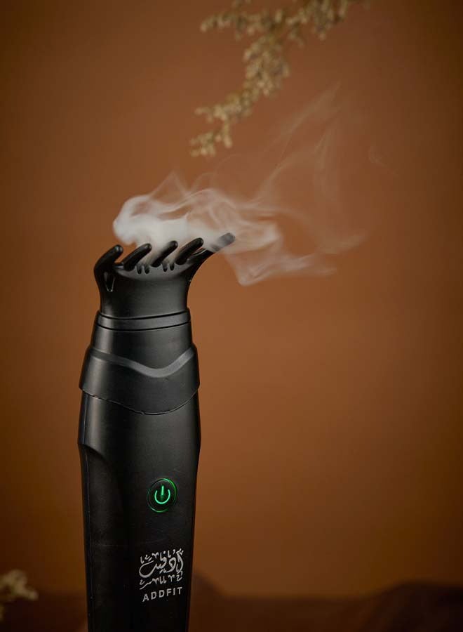 ADDFiT Smart Rechargeable Handheld Burner With Comb Black 13x6x6cm - Image 2