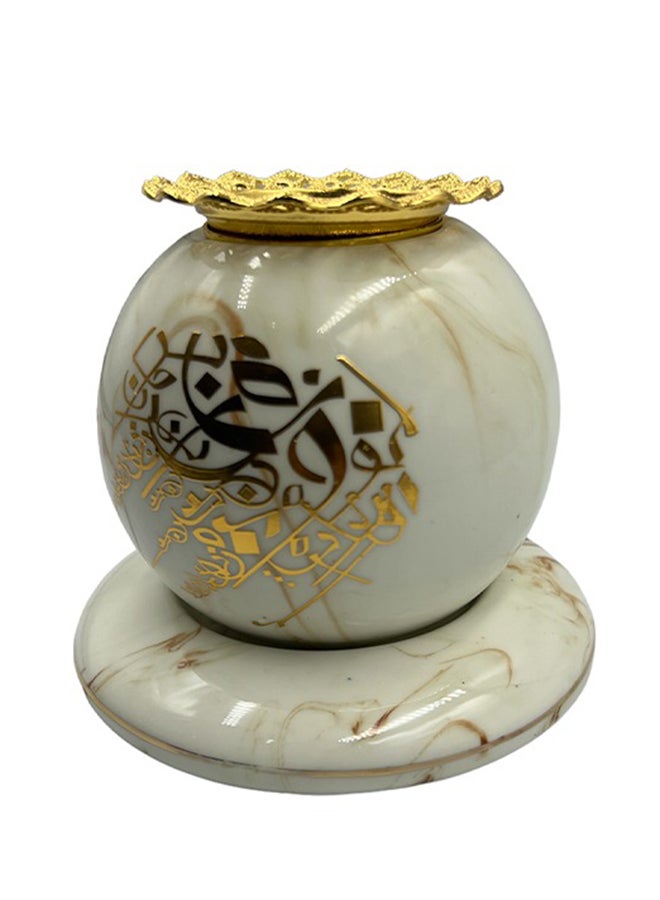 آد فيت مبخرة فاخرة للمنزل والأماكن الخارجية أبيض 13x6x6سم - Image 1