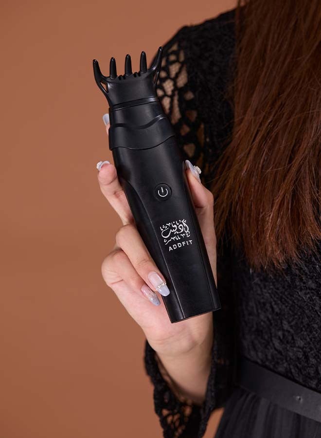 ADDFiT Smart Rechargeable Handheld Burner With Comb Black 13x6x6cm - Image 4
