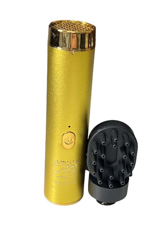 ADDFiT - Electric Hair Comb Set Bukhoor Incense Burner Comb And Incense Gold 8x3cm - Image 1