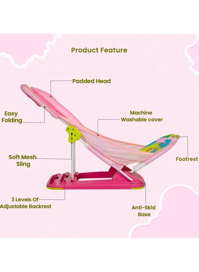 Mastela - Mothers Touch Deluxe Non-Slip Secure Foldable Colourful Infant Bather - Image 1