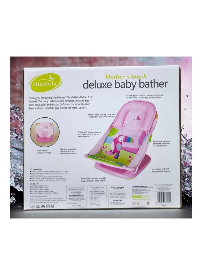 Mastela - Mothers Touch Deluxe Non-Slip Secure Foldable Colourful Infant Bather - Image 1