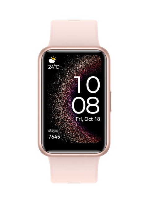 ساعة ذكية من WATCH FIT إصدار خاص، شاشة AMOLED عالية الدقة مقاس 1.64 بوصة، نظام تحديد المواقع العالمي المدمج، تتبع النوم العلمي، ردود سريعة لتطبيقات الطرف الثالث، متوافقة مع أجهزة Android وiOS، Nebula Pink