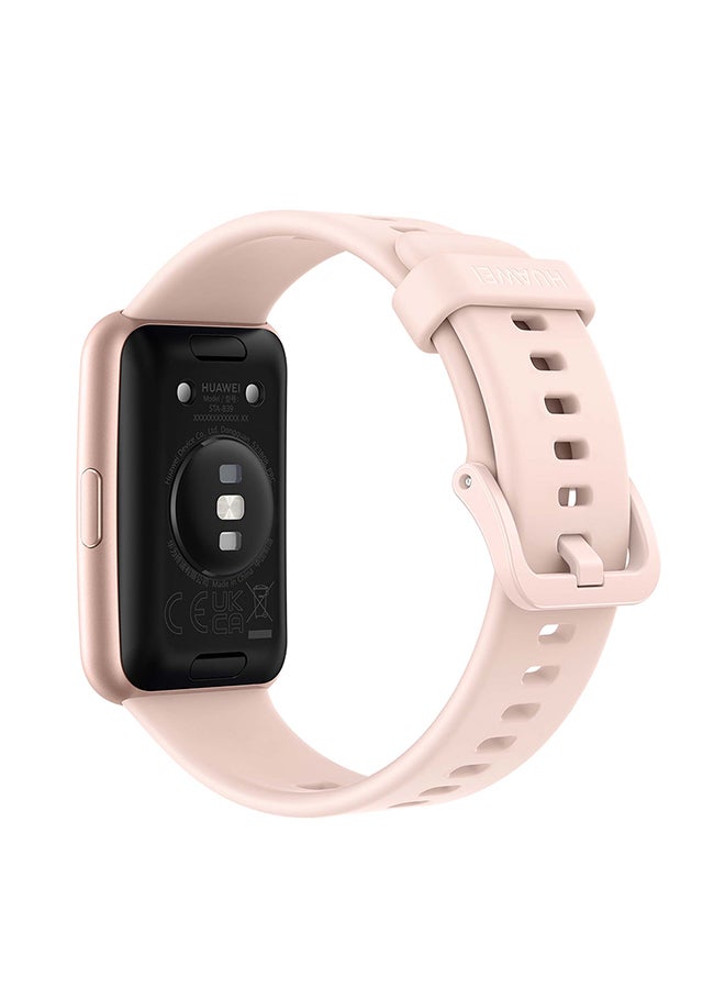 HUAWEI - WATCH FIT Special Edition Smart Watch, 1.64-inch HD AMOLED Display, Built-in GPS, Scientific Sleep Tracking, Quick Replies for Third-Party Apps, Compatible with Android & iOS Devices, Nebula Pink - Image 1