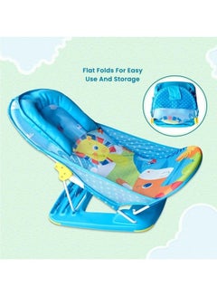 Mastela Mothers Touch Deluxe Non-Slip Secure Foldable Colourful Infant Bather  - Image 3