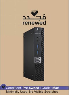 Renewed - Optiplex 3040 Micro Form Factor MFF Tiny Mini Desktop,i5-6500T/8 GB/256GB SSD/Windows 10 Pro Black