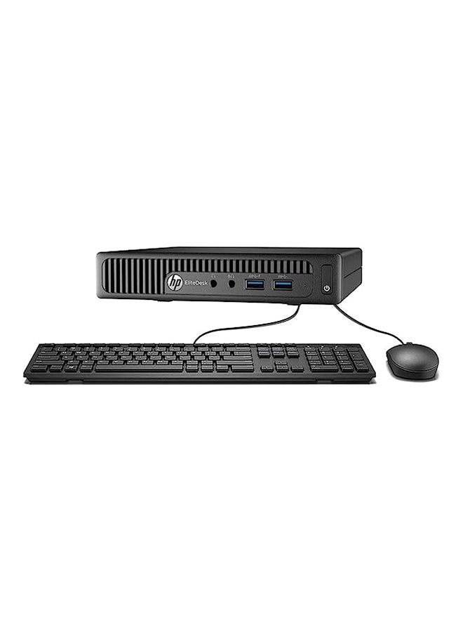 HP - Renewed - Desktop Mini HP EliteDesk 800 G1 Tiny Computer Micro PC ,Intel Core i5-4590T/8GB RAM/256 GB SSD/Windows 10 Pro Black Black - Image 1