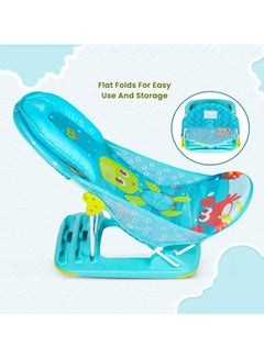 Mastela Mothers Touch Deluxe Non-Slip Secure Foldable Colourful Infant Bather  - Image 4