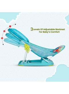 Mastela Mothers Touch Deluxe Non-Slip Secure Foldable Colourful Infant Bather  - Image 3