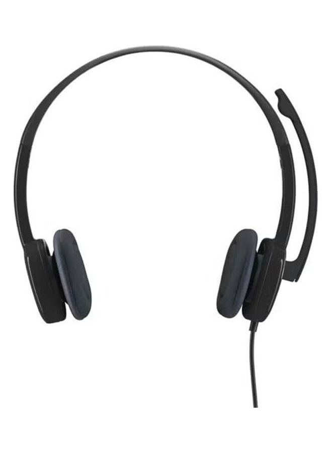 Logitech - On-Ear Stereo Headset With Mic Black - Image 1
