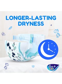 Fine Baby Diapers, Size 5, 11 - 18 Kg, 11 Count - Maxi, Double Lock Technology Prevents Leakage  - Image 3