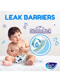 Fine Baby Diapers, Size 5, 11 - 18 Kg, 11 Count - Maxi, Double Lock Technology Prevents Leakage  - Image 5