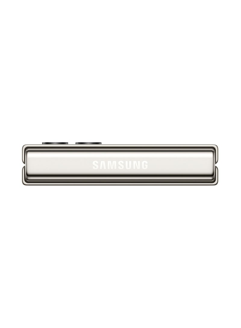 Samsung - Galaxy Z Flip 5 Dual SIM Cream 8GB RAM 256GB 5G - International Version - Image 1