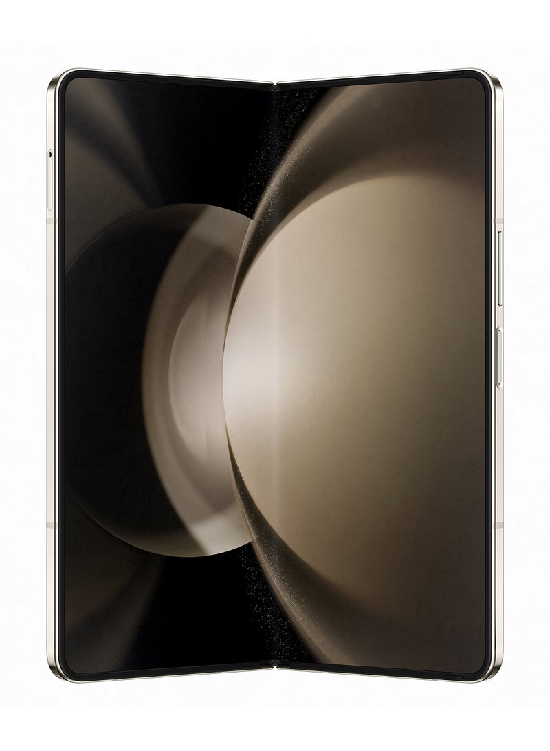 Samsung - Galaxy Z Fold 5 Dual SIM Cream 12GB RAM 256GB 5G - International Version - Image 1