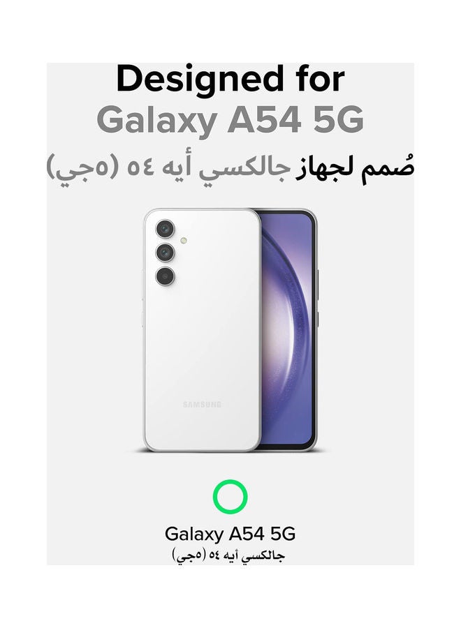 Galaxy A54 Case, TPU And PC Cover, Fusion Design Matte Clear Matte Clear