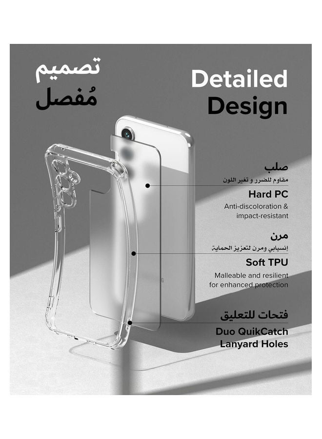Galaxy A54 Case, TPU And PC Cover, Fusion Design Matte Clear Matte Clear