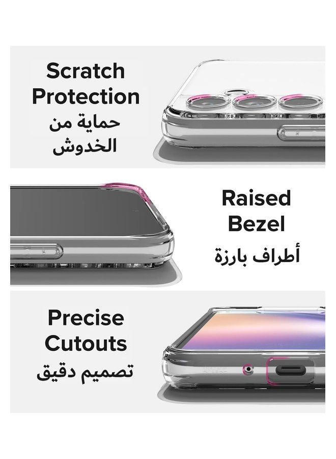 Galaxy A54 Case, TPU And PC Cover, Fusion Design Matte Clear Matte Clear