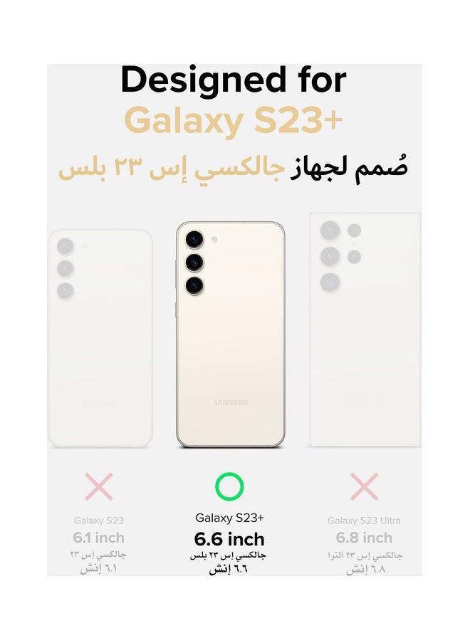 Ringke Galaxy S23 Plus Case, TPU And PC Cover, Fusion Design Clear - Image 2