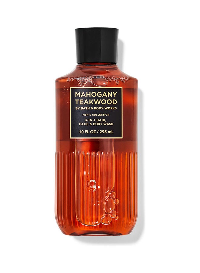 Bath & Body Works - Mahogany Teakwood 3-in-1 Hair, Face And Body Wash 295ml - Image 1